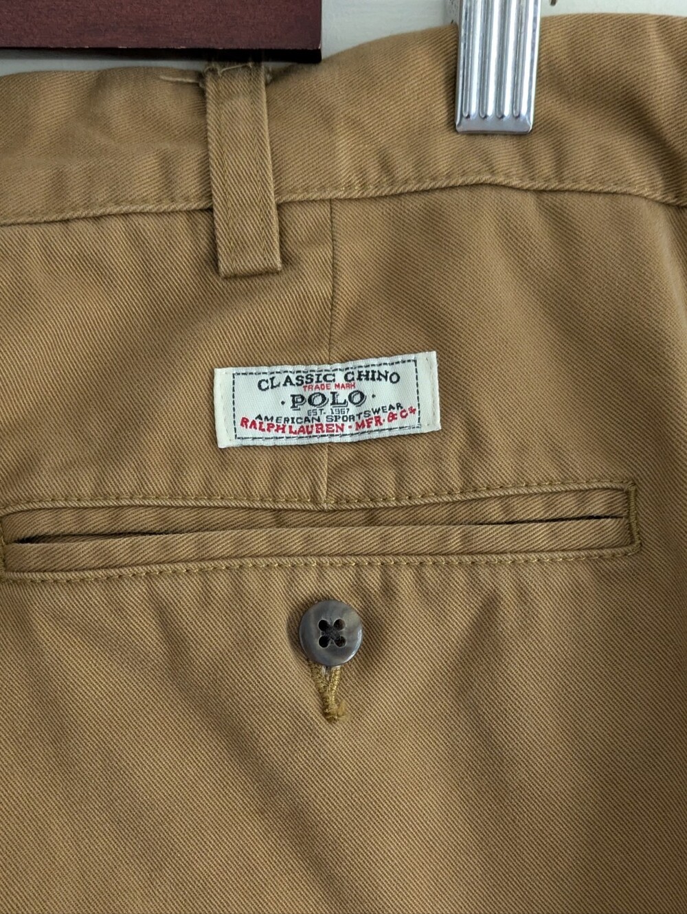 Polo By Ralph Lauren Tan Prospect Chino Pants 36 X 34 - Picture 3 of 5
